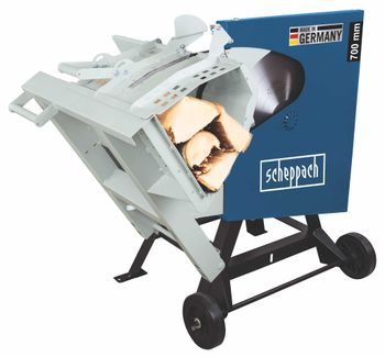 Les erreurs à éviter avant d’acheter une fendeuse ou une scie à bûches à Orléans - Scie à bûches électrique lame Ø 700 mm Scheppach 3000W - Modèle professionnel