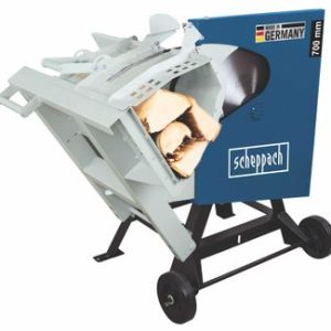 Scie à bûches électrique lame Ø 700 mm Scheppach 3000W - Modèle professionnel