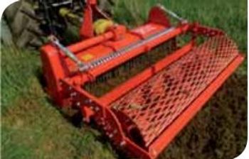 Comment choisir un micro tracteur et ses outils à Nancy ? - Enfouisseuse de pierres 115 pour micro tracteur Vert Service, profondeur de labour 18cm