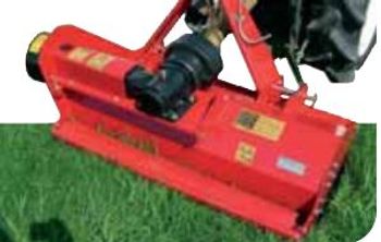 Comment choisir un micro tracteur et ses outils à Limoges ? - Débroussailleuse à fléaux 125 pour micro tracteur Vert Service