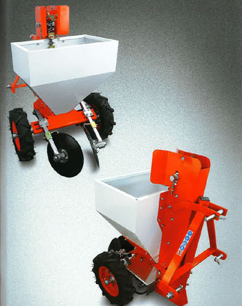 Planteuse de pomme de terre Giemme pour micro tracteur - Réglage 25/30/35/40 cm – Image 2