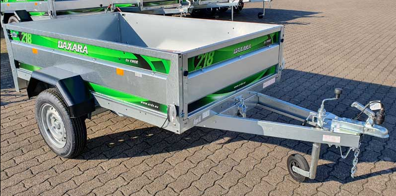 Remorque 218 DAXARA - Remorque utilitaire 129 cm