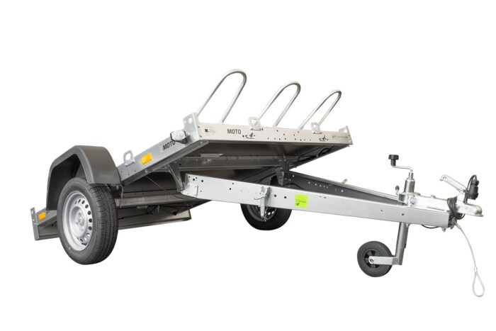 Remorque moto basculante UNITRAILER MOTO 3 - Transport 3 motos jusqu'à 750 kg – Image 3