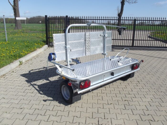 Remorque Porte Moto Transversale Camping car - Chargement Facile - Modèle RPT-CC-2021 – Image 6