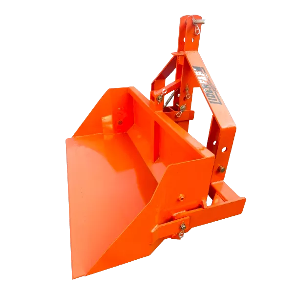 Godet à basculement manuel LIDERFARM 1m40 pour micro tracteurs 25-50CV